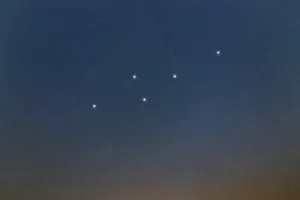 Leo Minor star constellation, Night sky