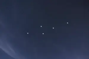 Leo Minor star constellation, Night sky