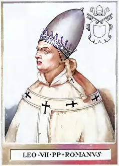 Leo VII (born in Rome, died there on 13 July 939) was Pope from 3 January 936 until his death