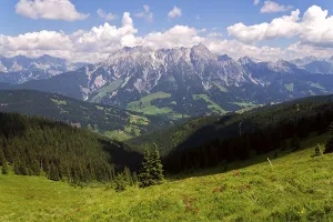 Leogang Mountains Leoganger Steinberge with highest peak Birnhorn