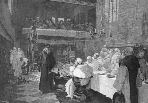 Leonardo da Vinci painting The Last Supper