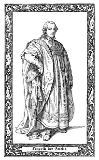 Leopold II. 1747-1792, from 1790 to 1792 Holy Roman Emperor