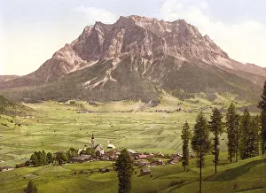 Lermoos, with the Zugspitze, Tyrol