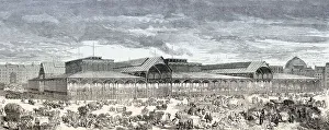 Les Halles, Paris's central fresh food market