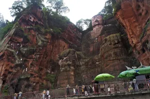 Leshan Giant Buddha, Leshan, China, Asia