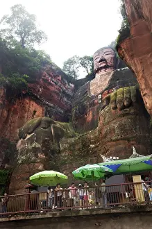 Leshan Giant Buddha, Leshan, China, Asia