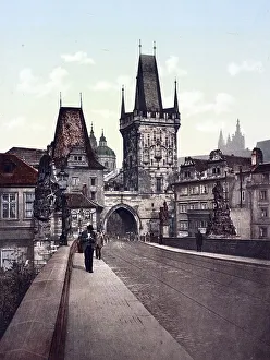 Lesser Town Bridge Tower, a Gothic gate tower in Prague