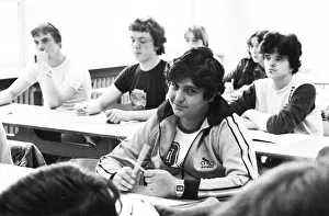 Lessons at a vocational school in July 1981