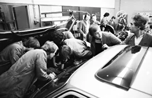 Lessons at a vocational school in July 1981