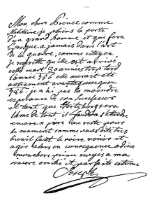 Letter from Emperor Joseph II to Prince Kaunitz with reference to the news just received of the death of Frederick
