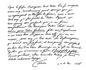 Letter from Frederick II to the French envoy in Berlin