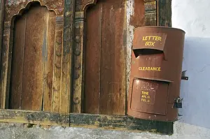 Letterbox in the main town thimphu buthan