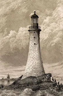 Leuchtturm, Eddystone Rocks, Aermelkanal