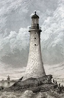 Leuchtturm, Eddystone Rocks, Aermelkanal