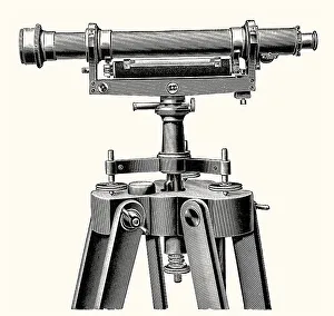 Leveling telescope, 19th century