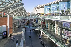 Levels of shops in South John Street shopping centre