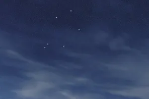 Libra star constellation, Night sky