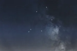Libra star constellation, Night sky