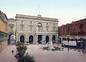 Library and Queen's Cafe, Valetta