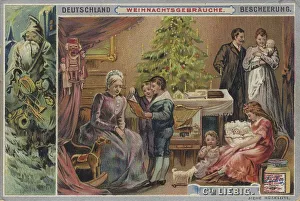Liebig picture series Christmas traditions
