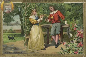 Liebig picture series Der Trompeter von Saeckingen (The Trumpeter of Saeckingen)