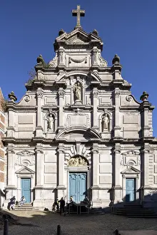 Liege, Minorite Church, west facade<br> Li?ge
