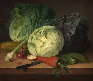 Still Life with Vegetables, Cabbage