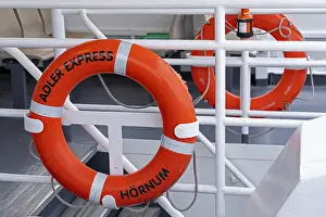 Lifebuoys, excursion boat Adler Express