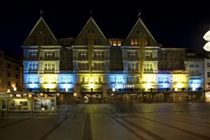 Light sculpture on the occasion of a new opening