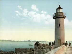 Lighthouse, Cannes on the Cote d'Azur