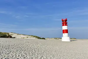 Category Historic EN Prints: Lighthouse Helgoland dune on the south beach