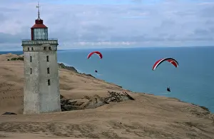 Lighthouse, Paraglider, Lokken