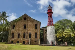 Lighthouse, former political imprisonment on Devils island