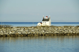 Category Scandinavia Prints: Lighthouse on Vaeroya Lofoten Norway