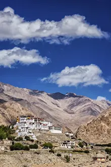 Likir Gompa Tibetan Buddhist monastery in Himalayas