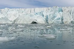 Lilliehook glacier with glacier snout