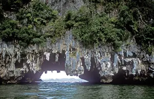 Limestone cliffs, Phangnga Bay