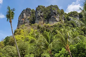 Limestone rocks at Railay Beach