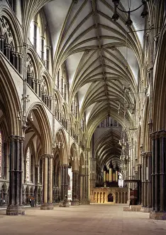 Lincoln, Cathedral, view to the east