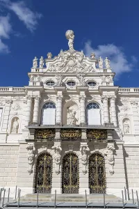 Linderhof Palace, entrance, golden Tor tor
