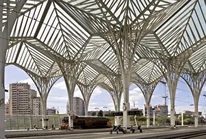 Lisbon, East railway station by Santiago Calatrava 1998