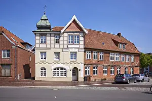 Listed residential building with imitation half-timbering