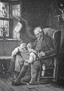 The Little Artist, Child Painting
