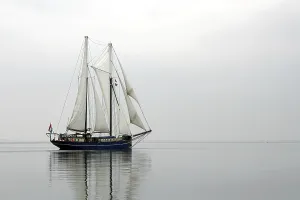 Category Oldtimer Prints: On the Little Belt at low tide