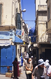Lively alleyway in the old town of Tangier, Morocco, North Africa 1999, Africa