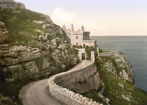 Llandudno Lighthouse, a seaside resort