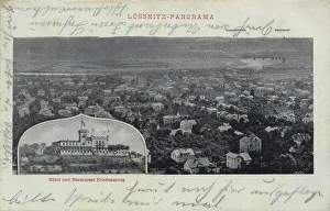 Loessnitz, Saxony, Germany, view from ca 1910