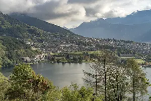 Loeweneck or Levico Terme on Lago di Levico in Valsugana