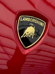 Logo with Lamborghini lettering