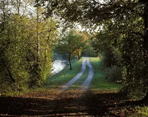 Loisach canal Upper Bavaria Germany